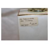 Vintage Apothecary Balance Scale with Porcelain Bowls and Gold Accents