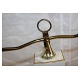 Vintage Apothecary Balance Scale with Porcelain Bowls and Gold Accents