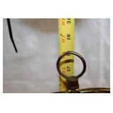 Vintage Apothecary Balance Scale with Porcelain Bowls and Gold Accents