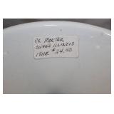 Vintage Apothecary Balance Scale with Porcelain Bowls and Gold Accents