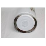 Signed Fostoria 11 1/4" Art Glass Vase