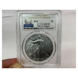 2016 PCGS MS70 Silver American Eagle