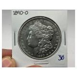 1890-O Morgan Silver Dollar