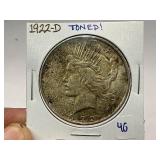 1922-D Peace Silver Dollar