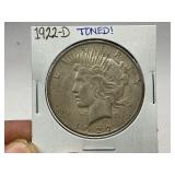 1922-D Peace Silver Dollar