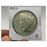 1923-S Peace Silver Dollar