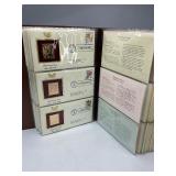 70pc Collection of 1st Day Issue 24k Gold Plated Stamps