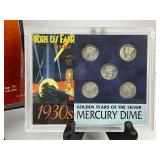 20pc Mercury Silver Dime Collection