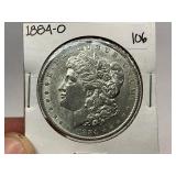 1884-O Morgan Silver Dollar