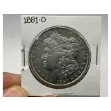 1881-O Morgan Silver Dollar