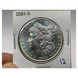 1881-S Morgan Silver Dollar
