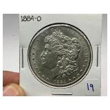 1884-O Morgan Silver Dollar