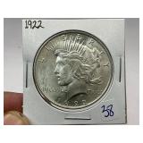 1922 Peace Silver Dollar