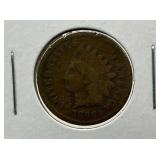 1869 Semi-Key Date Indian Head Cent