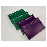 4x Proof Sets from 1993-1997