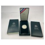 1990 & 1991 Commemorative Silver Dollars
