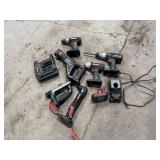 Craftsman 19.2 Volt Cordless Tools With Charger & 2 Batteries