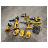 DeWalt 18Volt Cordless Tools With Charger & 3 Batteries