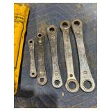 5 Piece Box End Ratchet Wrench Set