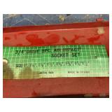 3/4" Drive Air Impact Socket Set