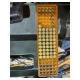 Storage Box & Contents - Ammo, Sights & Glasses