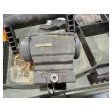 Storage Box & Contents - Ammo, Sights & Glasses