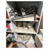 Everything on 3 Shelves - Lights, Hose & Nozzle
