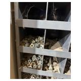 Metal Bolt Bin & Everything in It - 34" x 42"