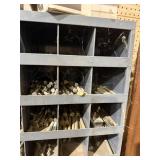 Metal Bolt Bin & Everything in It - 34" x 42"