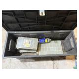 2 Plastic Tool Boxes & Contents 14" x 34" x 13" Tall