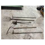 Vintage Long Handle Farm Tools