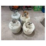 4 Propane Tanks