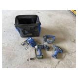 Kobalt 12V Drill Driver, Impact Driver, Jig Saw, Charger & 2 Batteries
