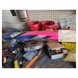 Everything on Bench & On Pegboard