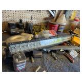 Everything on Bench & On Pegboard