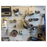 Everything on Bench & On Pegboard