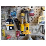 Everything on Bench & On Pegboard