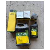 Full Gallon & Quart John Deere 15w40 Oil & Filters