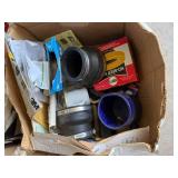 3 Boxes of Assorted Items - 134a Refrigerant, Spray Paint, Plumbing Supplies
