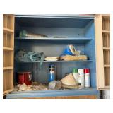 Blue Streak Metal Cabinet & Contents