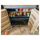 Blue Streak Metal Cabinet & Contents