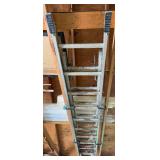 Heavy-Duty Louisville Aluminum Ladder with Extendable Sections