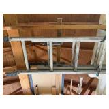 Heavy-Duty Louisville Aluminum Ladder with Extendable Sections