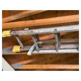 Heavy-Duty Louisville Aluminum Ladder with Extendable Sections