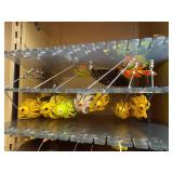 Old Pal Woodstream Bass Boss Spinner Box with Assorted Fishing Lures