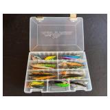 Collection of Assorted Fishing Lures with Storage Case