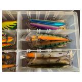 Collection of Assorted Fishing Lures with Storage Case