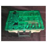 Collection of Fishing Tackle Kit with Lures, Hooks, and Accessories