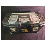 Workcrew 22" Aluminum Handle Toolbox with Built-in Lid Organizer