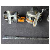 Vintage Fishing Reel Set with Cases and Accessories